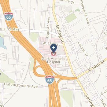 Clark Memorial Hospital on map