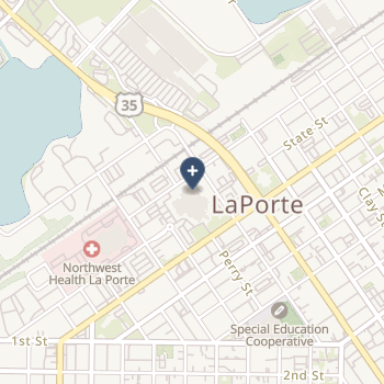 La Porte Hospital on map