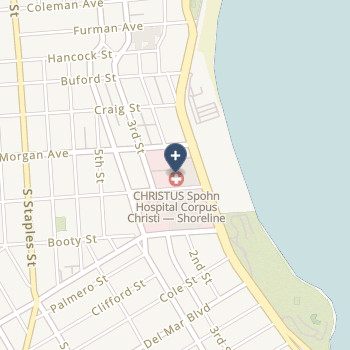 Christus Spohn Hospital Corpus Christi on map