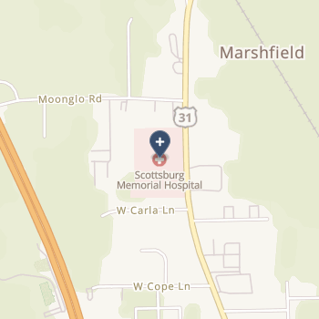 Scott Memorial Hospital on map