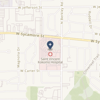 St Vincent Kokomo on map