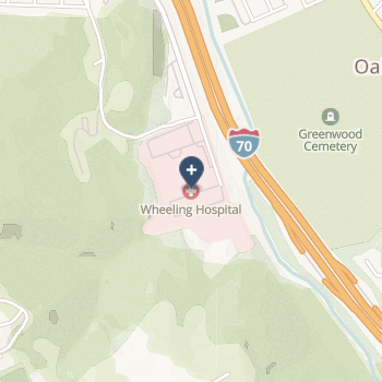 Wheeling Hospital on map