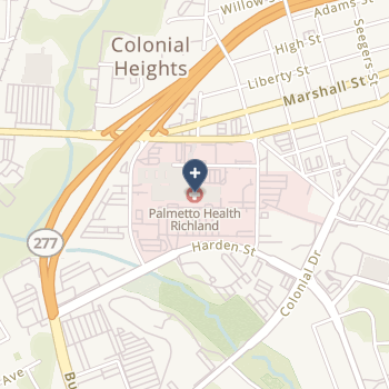 Palmetto Health Richland on map