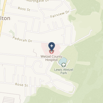 Wetzel County Hospital on map
