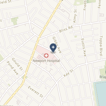 Newport Hospital on map