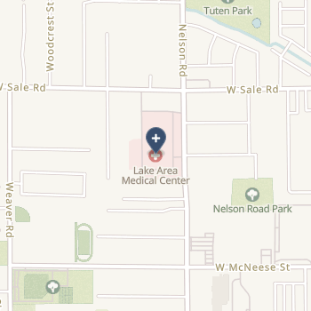 Christus Lake Area Hospital on map