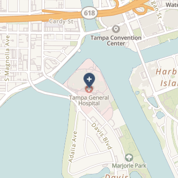 Tampa General Hospital on map