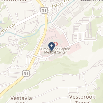Brookwood Baptist Medical Center on map