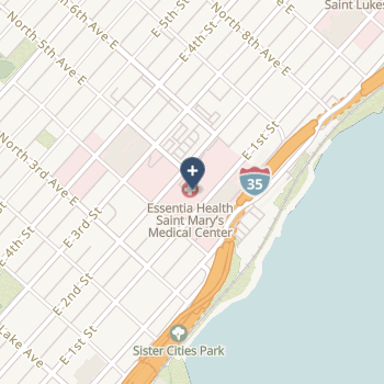 Essentia Health Duluth on map