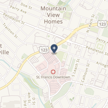 St Francis-Downtown on map