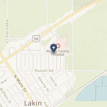 Kearny County Hospital on map