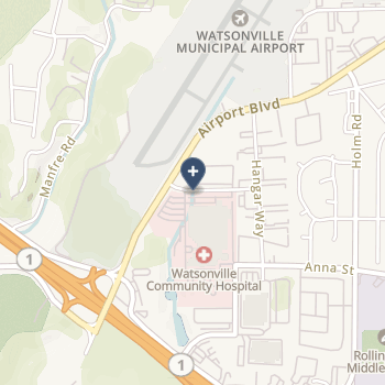 Watsonville Community Hospital on map