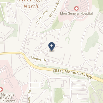 Monongalia County General Hospital on map