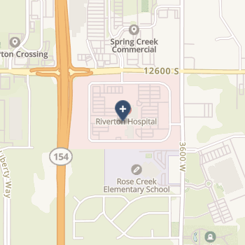 Riverton Hospital on map