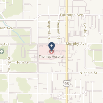Thomas Hospital on map