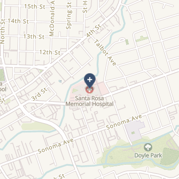 Santa Rosa Memorial Hospital on map