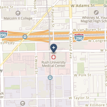 Rush University Medical Center on map