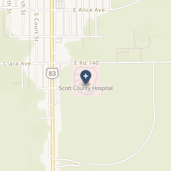 Scott County Hospital on map