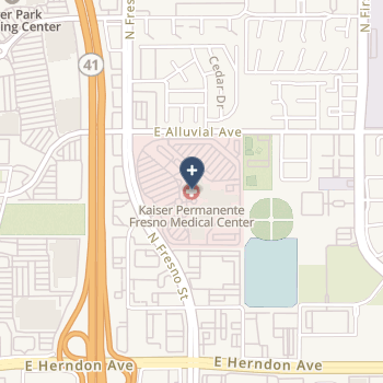 Kaiser Foundation Hospital - Fresno on map