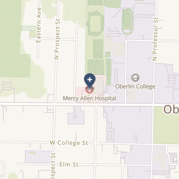 Mercy Allen Hospital on map