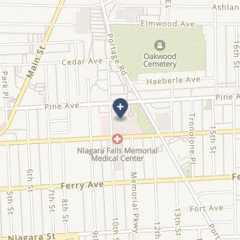 Niagara Falls Memorial Medical Center on map