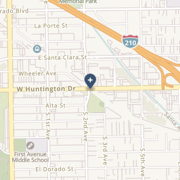 Methodist Hospital Of Southern Ca on map