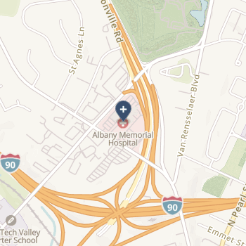 Albany Memorial Hospital on map