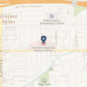 Ahmc Anaheim Regional Medical Center on map