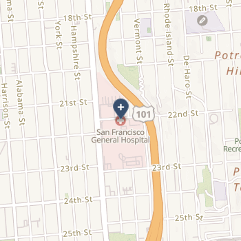 Zuckerberg San Francisco General Hosp & Trauma Ctr on map