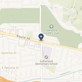 East Valley Glendora Hospital on map