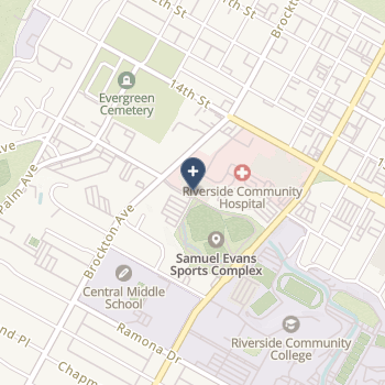 Riverside Community Hospital on map