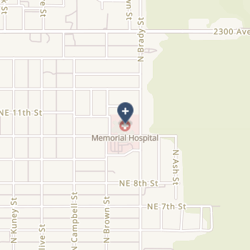 Memorial Hospital on map