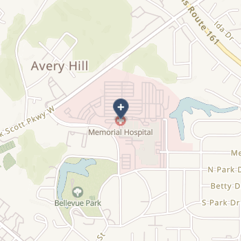 Memorial Hospital on map