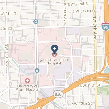 Jackson Memorial Hospital on map