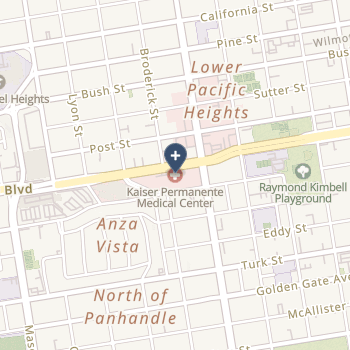 Kaiser Foundation Hospital - San Francisco on map