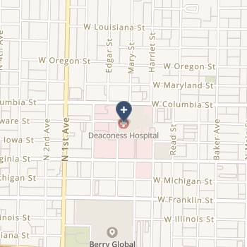 Deaconess Hospital Inc on map
