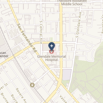 Glendale Mem Hospital & Hlth Center on map