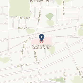 Citizens Baptist Medical Center on map