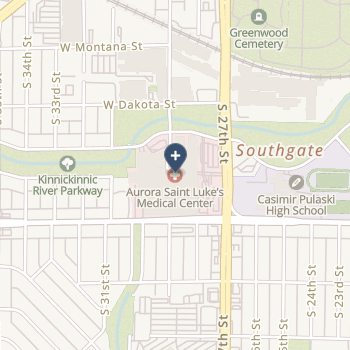 Aurora St Lukes Medical Center on map