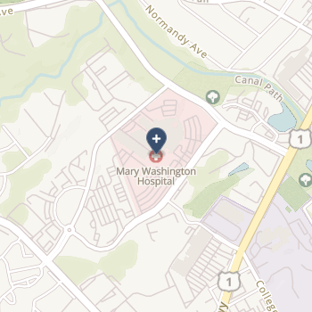 Mary Washington Hospital, Inc on map