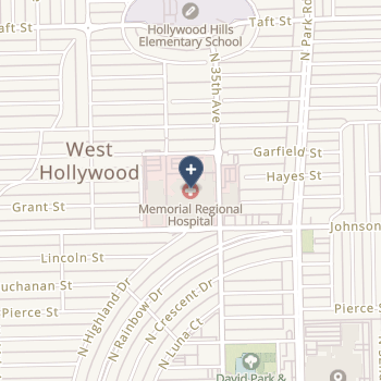 Memorial Regional Hospital on map