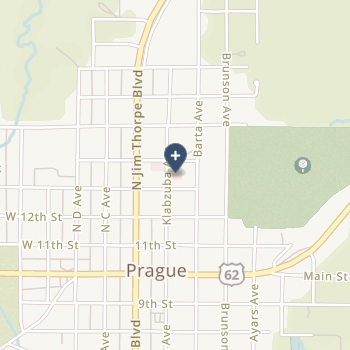 Prague Community Hospital on map