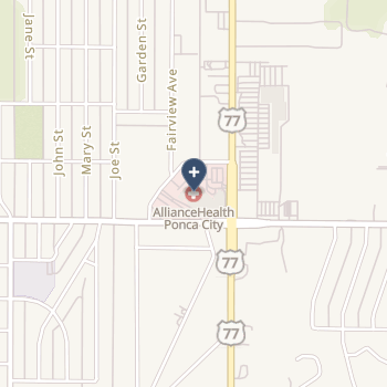 Alliancehealth Ponca City on map