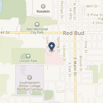 Red Bud Regional Hospital on map