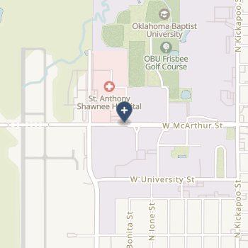 Ssm Health St Anthony Hospital - Shawnee on map