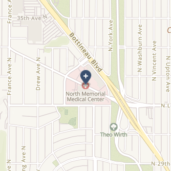 North Memorial Medical Center on map