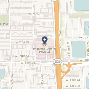 Palmetto General Hospital on map