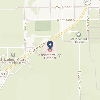 Sanpete Valley Hospital - Cah on map