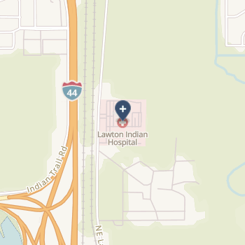 Lawton Indian Hospital on map