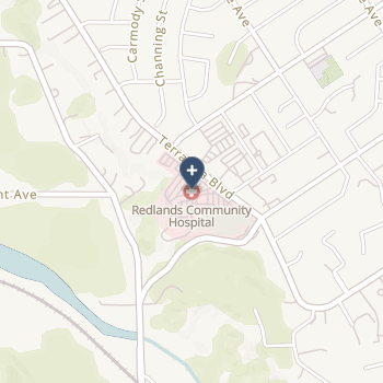 Redlands Community Hospital on map